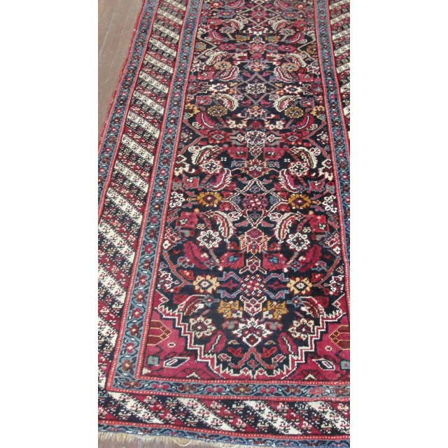 Textile Antique Karabagh Runner-3'1" X 17'4" For Sale - Image 7 of 9