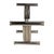 Metal Vintage Chrome & Brass Dining Table Base Attributed to Romeo Rega 1970s For Sale - Image 7 of 13