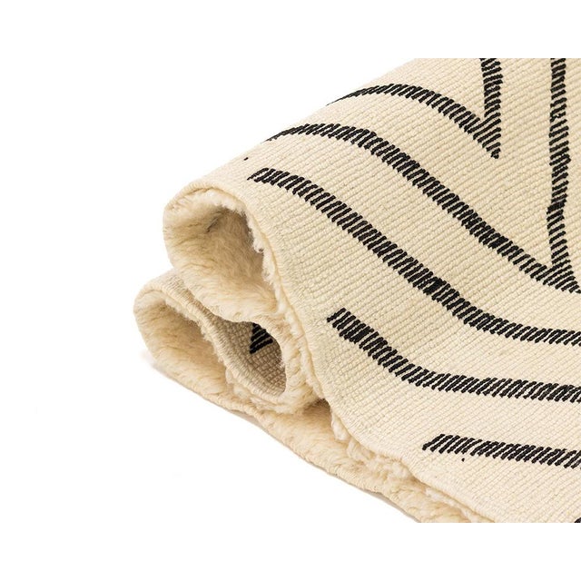 Early 21st Century Large Hand-Knotted Wool Hallway Runner by Azele Studio For Sale - Image 5 of 10