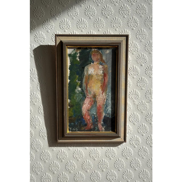 Gunnel Tiriolo, Female Model, 1963, Oil on Canvas, Framed For Sale - Image 16 of 16