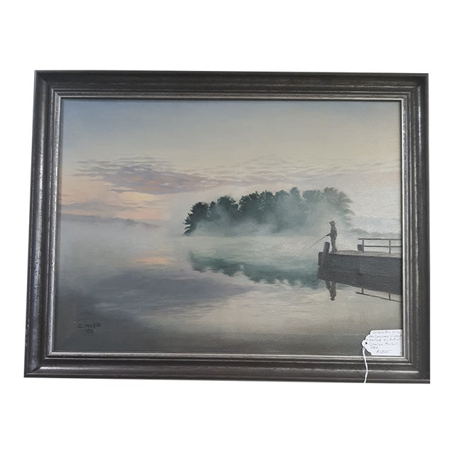 Original Charles McGill Oil on Canvas Signed and Dated 1883 For Sale