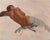 Graceful Curve by Mark Bradley Schwartz | Oil on canvas nude figure reclining on a surface For Sale