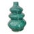 Contemporary Moroccan Ceramic Vase Green For Sale