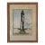 1990’s Joanna Krasnansky Coastal Lighthouse Watercolor Painting, Framed Under Glass For Sale