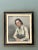 Vintage Distressed Portrait of Woman in Gilt Frame For Sale - Image 4 of 12