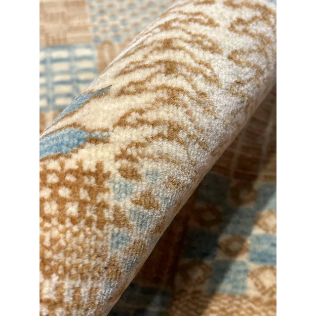 Modern Hand-Knotted Modern Area Rug For Sale - Image 3 of 12