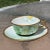 Beautiful handpainted Art Nouveau signed by the artist teacup. This teacup is like a little piece of history. It is marked...
