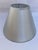 Contemporary Silver Sage Fabric Lamp Shade For Sale - Image 3 of 6