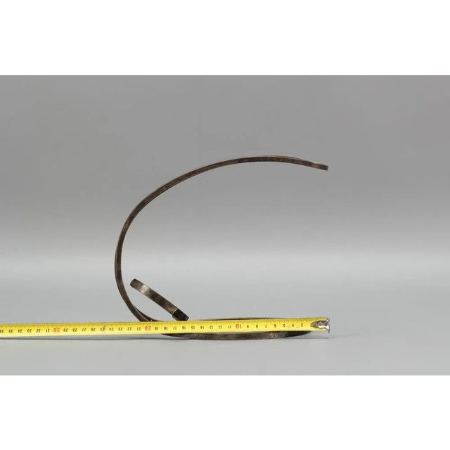 Art Deco French Silvered Brass Bottle Holder For Sale - Image 17 of 18