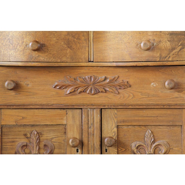 Vintage Farmhouse Danish Commode in Oak, 1890s For Sale - Image 3 of 18