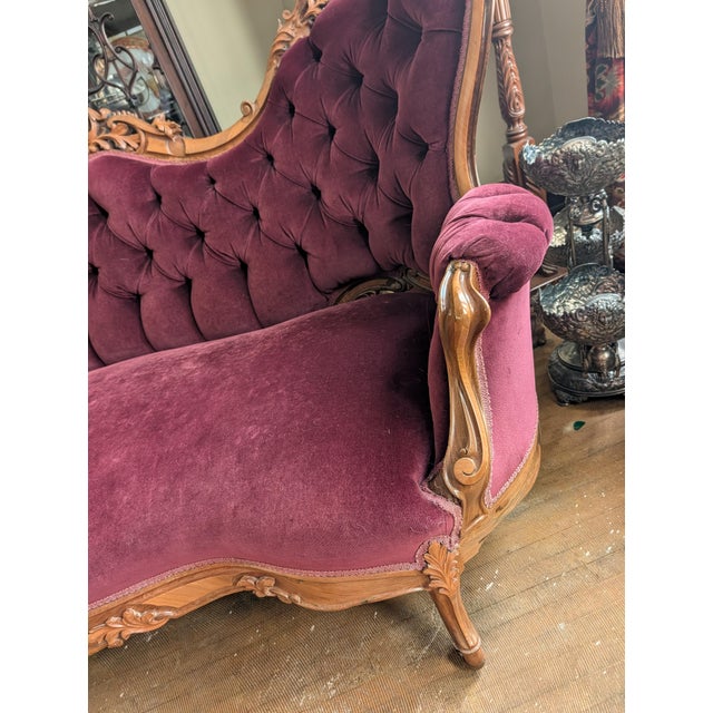 Late 19th Century Victorian Rococo Revival Sofas For Sale - Image 11 of 12