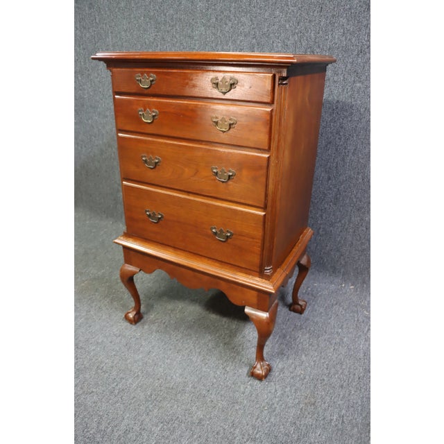 Mid 20th Century Mahogany Chippendale Style Small Chest For Sale - Image 5 of 10