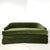 Dark Green 1960s Green Schumacher Velvet Curved Loveseat For Sale - Image 8 of 15