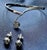White Gold 585 Stud Earrings and Bracelet, 1970, Set of 3 For Sale - Image 3 of 15