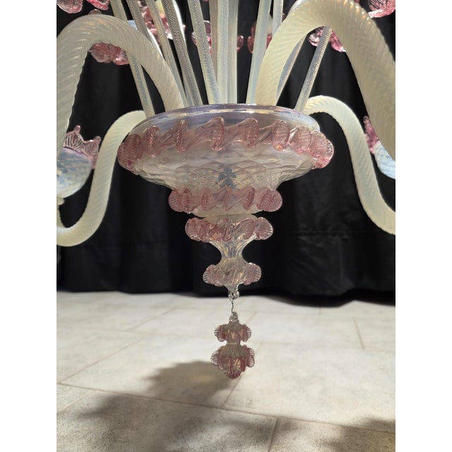 Vintage Murano Chandelier, 1980s For Sale - Image 6 of 16