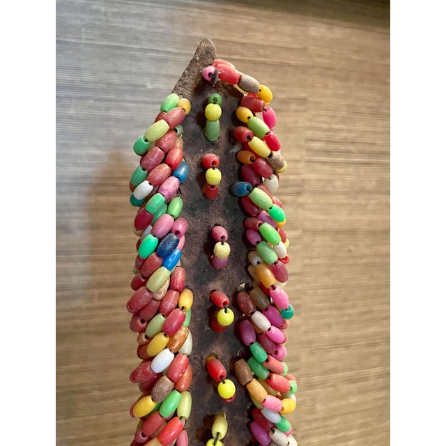African Multi-Colored Currency Wands- a Pair For Sale - Image 4 of 4