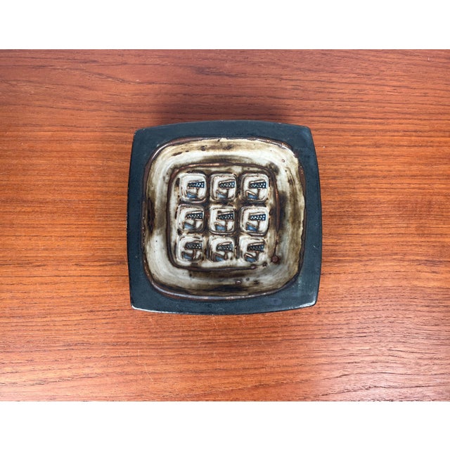 Mid-Century Modern Danish Brutalist Ceramic Bowl by Jorgen Mogensen for Royal Copenhagen, 1960s For Sale - Image 12 of 14