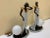 Art Deco Vintageour Girls Figurine Table Lamps - a Pair For Sale - Image 3 of 4