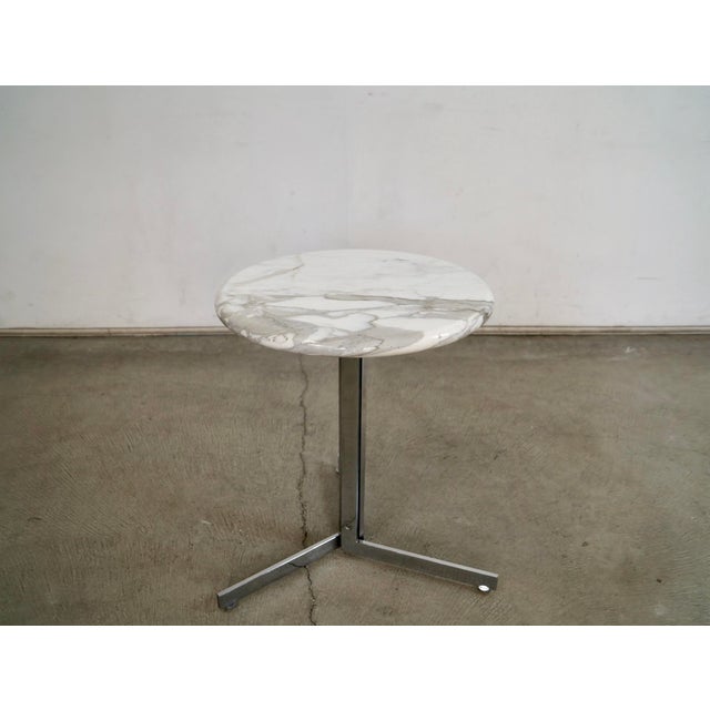 1970s 1970’s Mid-Century Modern De Sede Marble Side Table For Sale - Image 5 of 12
