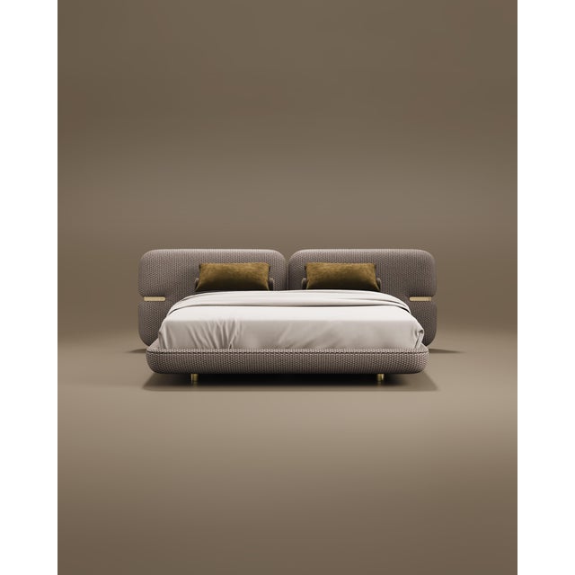Newark Bed by Porus Studio, in New conditions. Designed from 2000 Signed by Maker