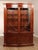 1990s Baker Historic Charleston Collection Large Mahogany Bow Front China Cabinet For Sale - Image 5 of 18