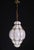 Art Deco Large Size Venetian Lantern in Murano Reticello Glass, 1940s For Sale - Image 3 of 12