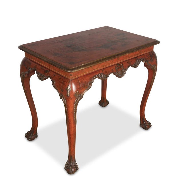 Antique Red Lacquered Centre Table, 1830 For Sale - Image 18 of 18