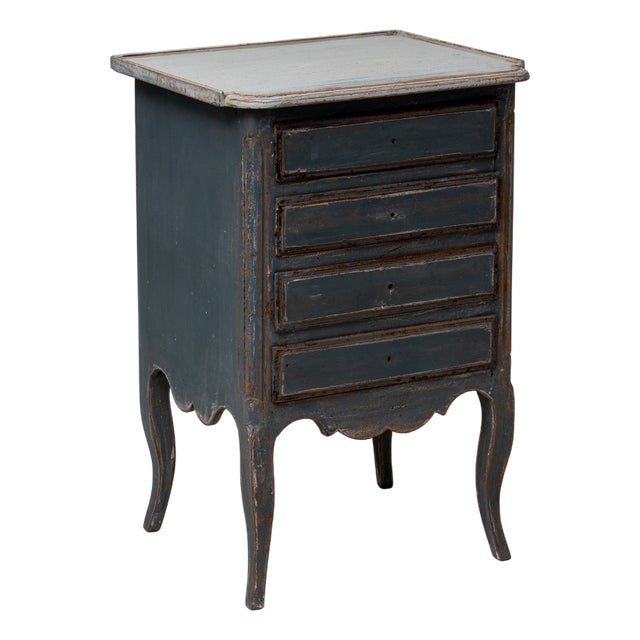 Blue Commode in Pine For Sale