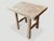 Contemporary Andrianna Shamaris Bleached Teak Wood Hand Carved Stool or Side Table For Sale - Image 3 of 5