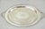 Vintage English Victorian EGW&S Silver Plated Oval Serving Platter Tray with Illegible Monogram. Circa Mid 20th Century....