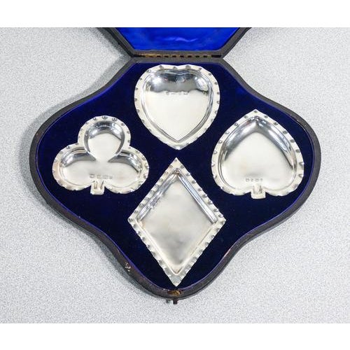 Ashtray Set in Sterling Silver, Set of 4 For Sale - Image 11 of 18