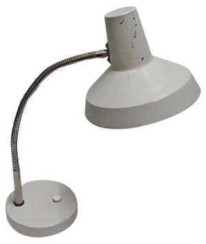 Adjustable Table Lamp with Light Grey Painted Metal Base, 1970s