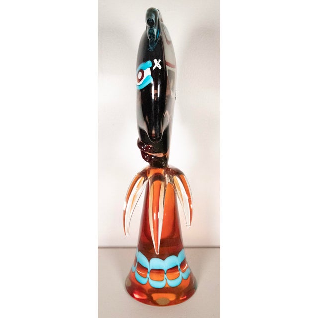 Murano Alessandro Barbaro Murano Cubist Style Glass Sculpture, Picasso Inspired, 21" H For Sale - Image 4 of 8