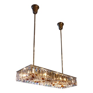 Geometric Crystal Pendant Lamp from Bakalowits, 2010s For Sale