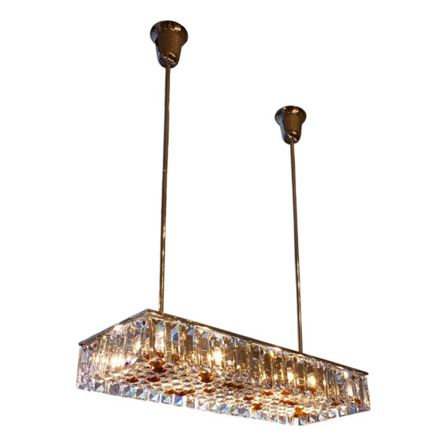 Geometric Crystal Pendant Lamp from Bakalowits, 2010s For Sale