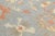 Textile 14x17 Hand-Knotted Modern Oushak Rug Premium Hand-Spun Wool Blue/Earth Tones For Sale - Image 7 of 10