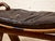 Vintage Leather Saddle Stool With Tufted Seat and Sculptural Wood Frame as Found For Sale - Image 10 of 12