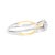 Draped in elegance and encased in modern romance, this mesmerizing promise ring features an exquisite blend of 14K yellow...