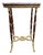 1970 French Louis XVI Mahogany Marble Side Table For Sale