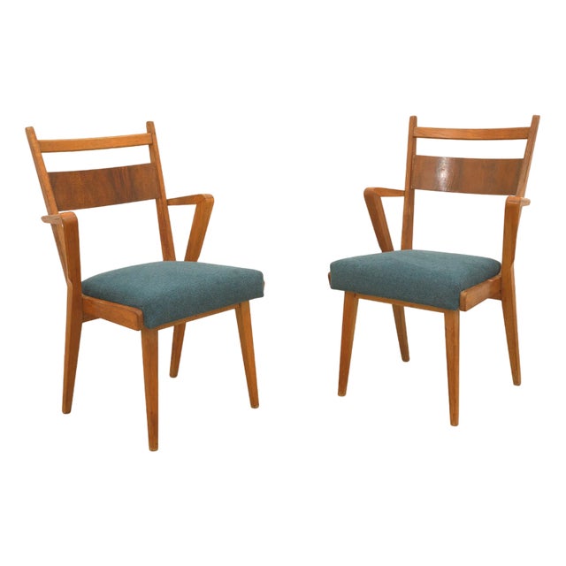 Vintage Bentwood Chairs by Jitona, 1970s, Set of 2 For Sale