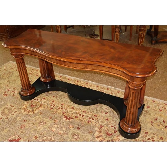 Ralph Lauren Flame Mahogany Neoclassical Server Buffet Sideboard Console Table For Sale In New York - Image 6 of 11