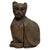 20th Century French Wooden Cat Sculpture For Sale - Image 15 of 18