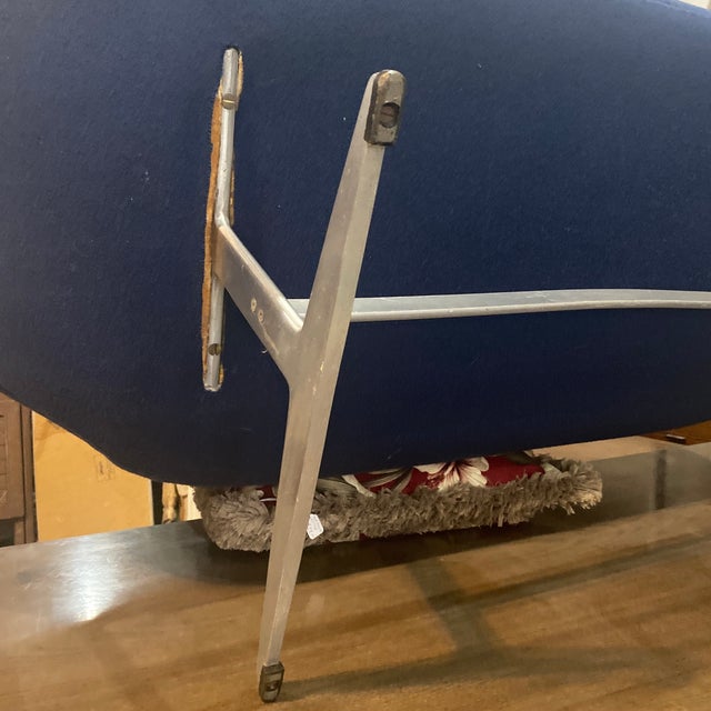 1970s Attributed to Arne Jacobsen Blue Swan Sofa for Fritz Hansen Vintage Original For Sale - Image 11 of 12