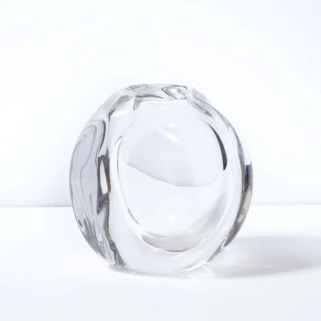 Glass Swedish Mid-Century Modern Göran Wärff for Kosta Boda Translucent Glass Vase For Sale - Image 7 of 13