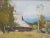 Late 20th Century Eric Jacobsen Plein Air Hay Barn Farmhouse Landscape Gilt Frame Oil Painting For Sale - Image 5 of 6