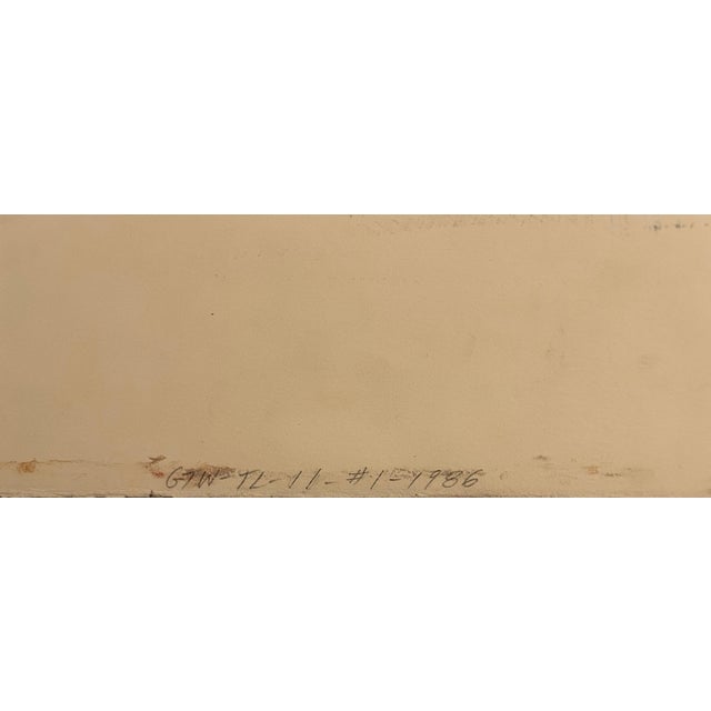 Tom Lieber, Large Abstract Expressionist Color Monotype Oil Painting Tom Lieber Mixed Media, 1987 For Sale - Image 10 of 11