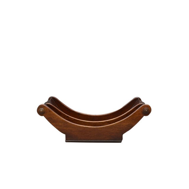 Antique Mahogany Cheese Coaster For Sale - Image 9 of 10