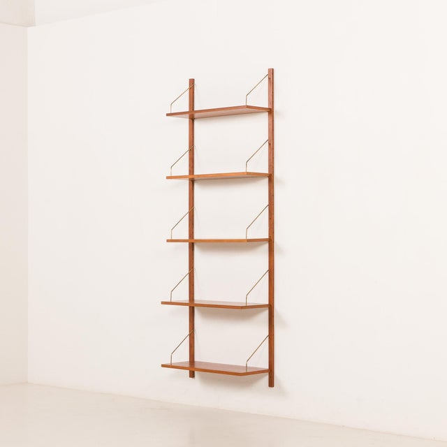 Danish Teak Shelving Unit, 1960s For Sale - Image 4 of 9