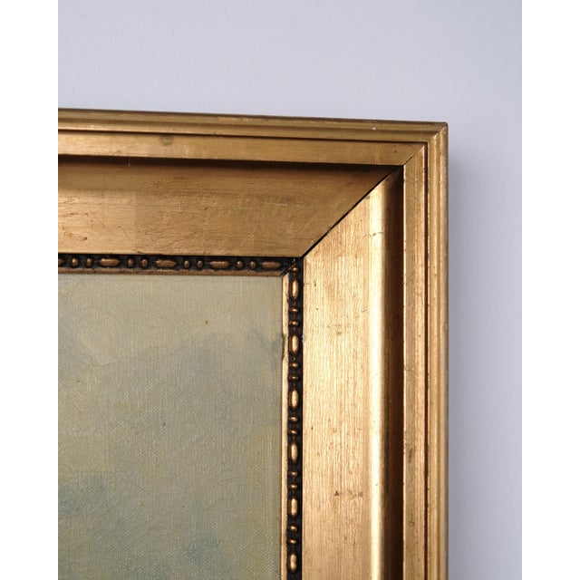 Marine Scene with Sailing Ship, 1890s-1910s, Painting on Canvas, Framed For Sale - Image 5 of 8