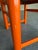 Orange Pair of Vintage Orange Hank Lowenstein Padova Armchairs For Sale - Image 8 of 12